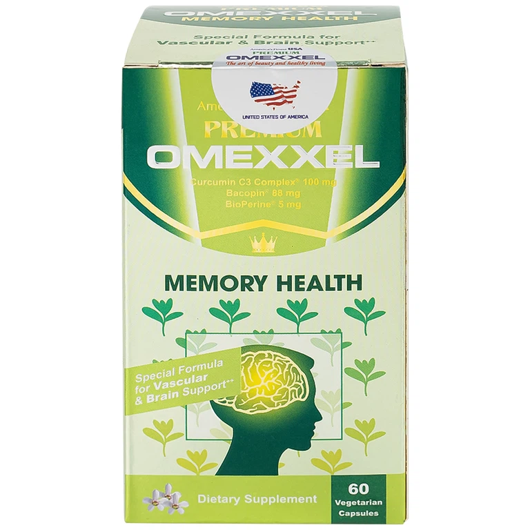 Viên uống Premium Omexxel Memory Health hỗ trợ tốt cho não bộ (60 viên)