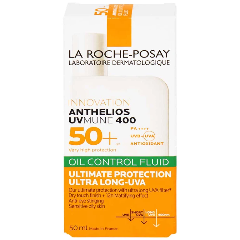 Sữa chống nắng La Roche-Posay Anthelios Uvmune 400 dành cho da dầu mụn (50ml)