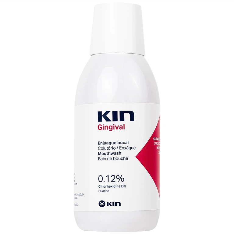 Dung dịch súc miệng Kin Gingival 250ml hỗ trợ chăm sóc nướu, ngăn ngừa các mảng bám trên răng