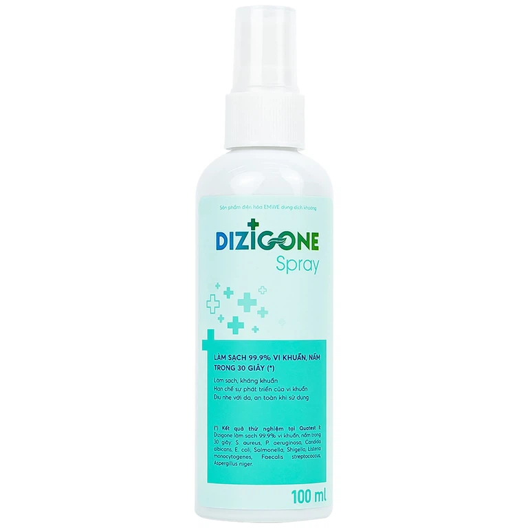 Xịt kháng khuẩn khử mùi Dizigone 100ml Terrapharm hỗ trợ vết thương mau lành