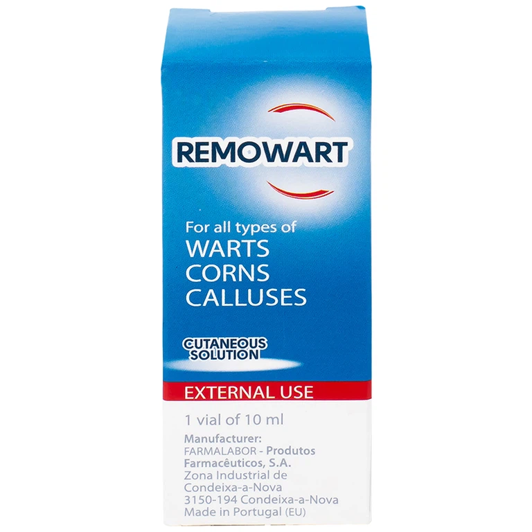 Dung dịch bôi ngoài da Remowart Farmalabor điều trị mụn cóc, chai chân và chai sần trên da (10ml)