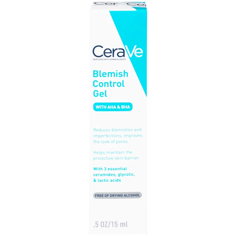 Gel giảm mụn Cerave Blemish Control 15ml giúp giảm mụn và hỗ trợ thu nhỏ lỗ chân lông, cấp ẩm nhẹ