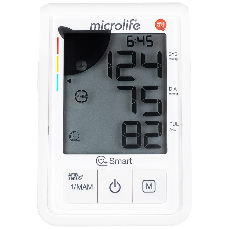 Máy đo huyết áp bắp tay Microlife B3 AFIB Advanced hỗ trợ đo huyết áp, cảnh báo đột quỵ