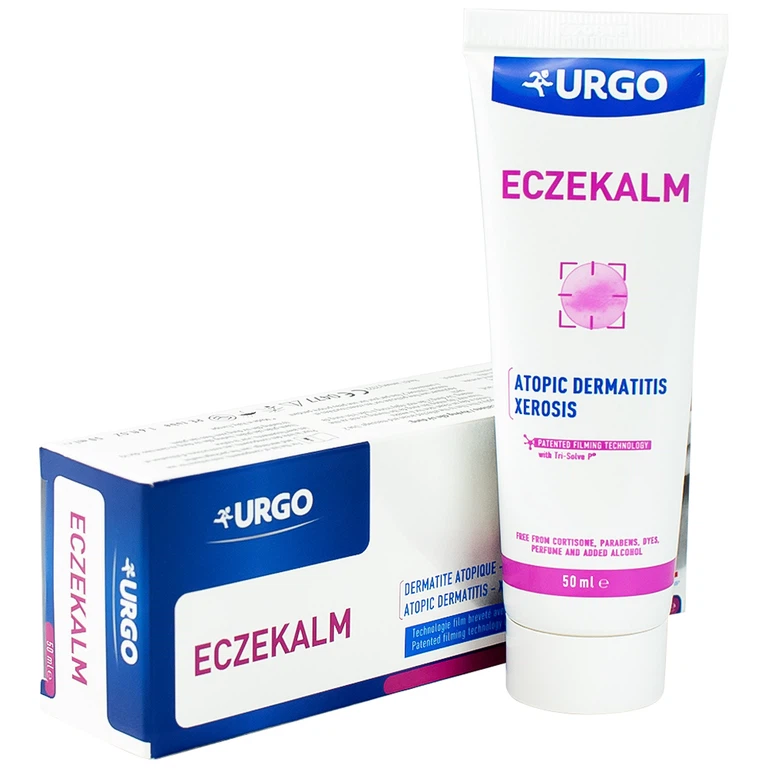 Kem bôi Urgo Eczekalm 50ml dạng gel hỗ trợ điều trị viêm da và chứng khô da