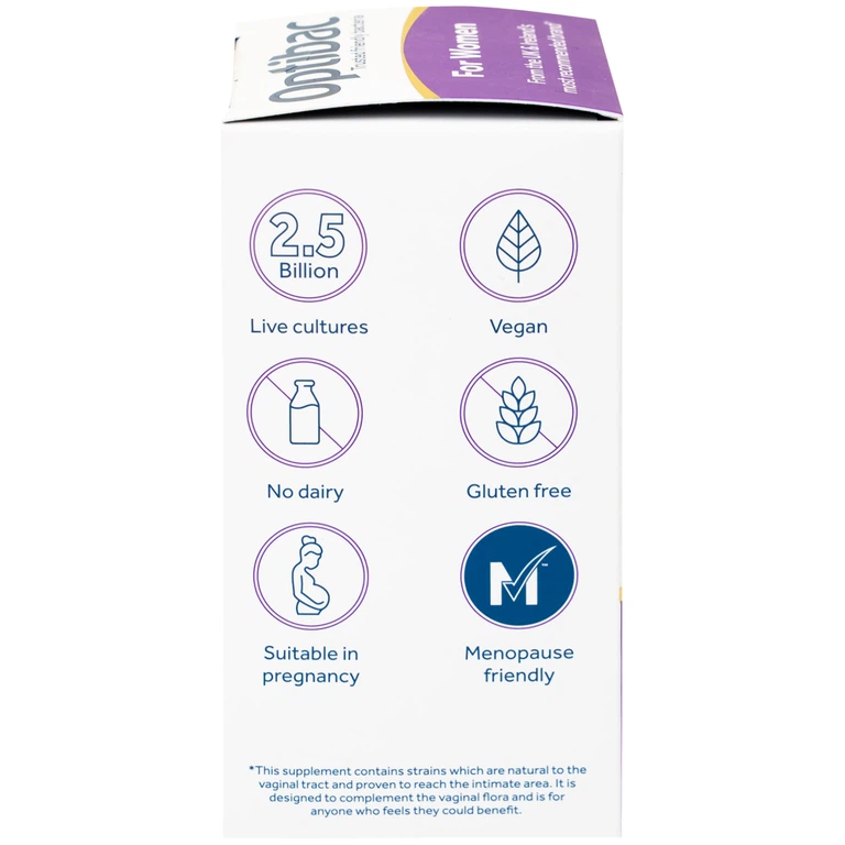 Viên uống Optibac For Women Optibac Probiotics bổ sung lợi khuẩn hỗ trợ sức khỏe nữ giới (90 viên)