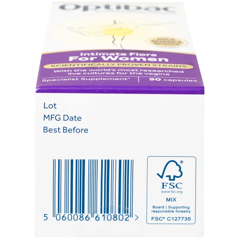 Viên uống Optibac For Women Optibac Probiotics bổ sung lợi khuẩn hỗ trợ sức khỏe nữ giới (90 viên)