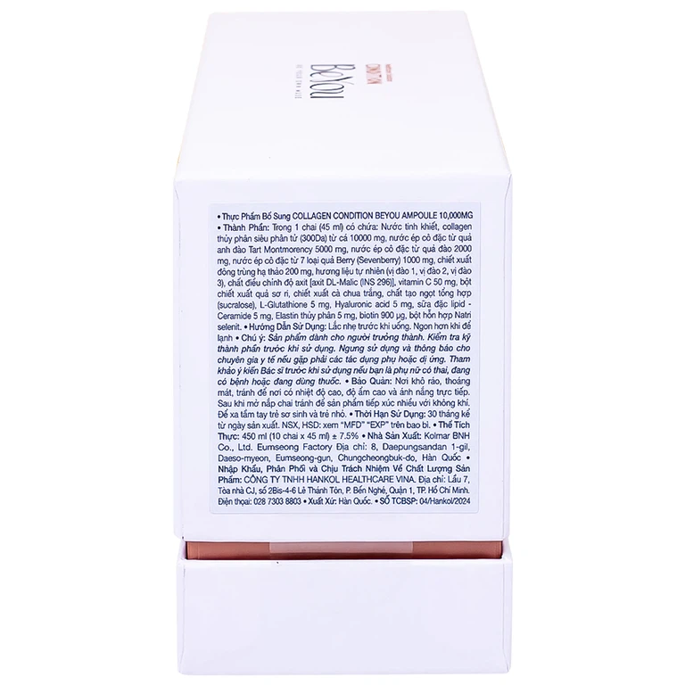 Thực phẩm bổ sung Collagen Condition Beyou Ampoule 10,000mg (10 chai)