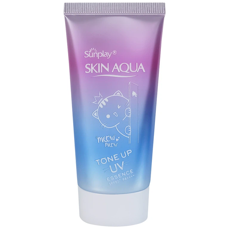 Kem chống nắng Sunplay Skin Aqua Tone Up UV Essence SPF50+ PA++++ giữ ẩm, dưỡng sáng dành cho mọi loại da (50g) 