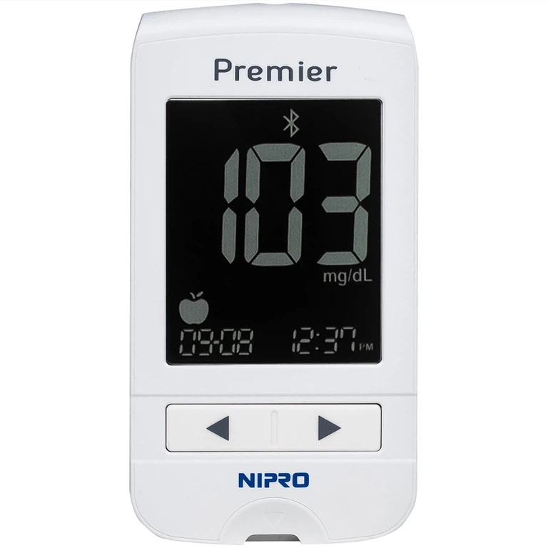 Máy đo đường huyết Nipro Premier Alpha giúp đo đường huyết một cách an toàn, nhanh chóng, chính xác
