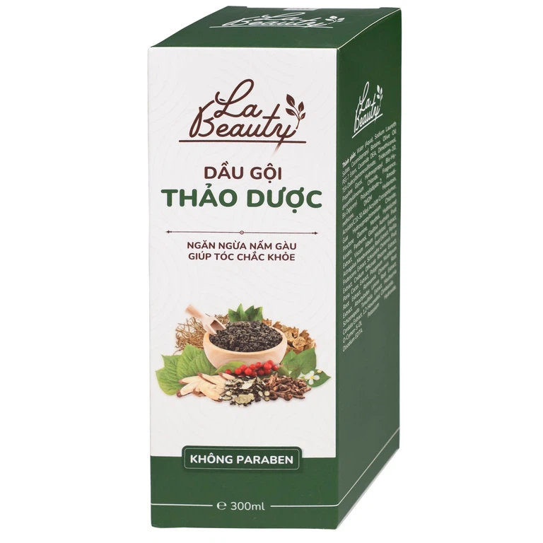 Dầu gội thảo dược La Beauty dưỡng tóc suôn mượt, phục hồi tóc chuyên sâu (300ml)