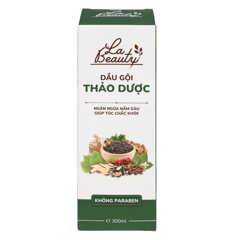 Dầu gội thảo dược La Beauty dưỡng tóc suôn mượt, phục hồi tóc chuyên sâu (300ml)