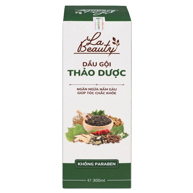 Dầu gội thảo dược La Beauty dưỡng tóc suôn mượt, phục hồi tóc chuyên sâu (300ml)