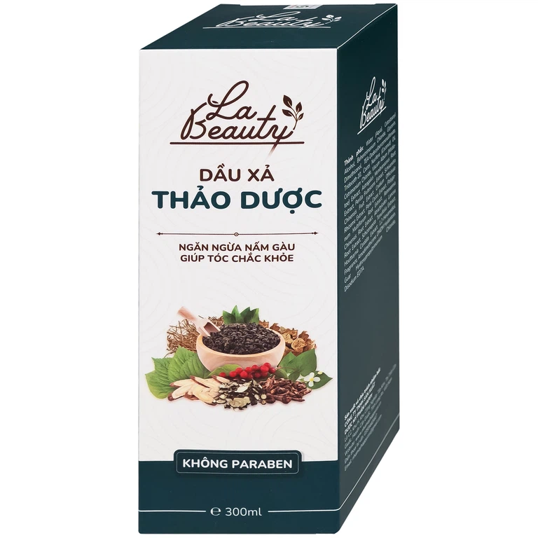 Dầu xả thảo dược La Beauty nuôi dưỡng da đầu, cho tóc suôn mượt (300ml)