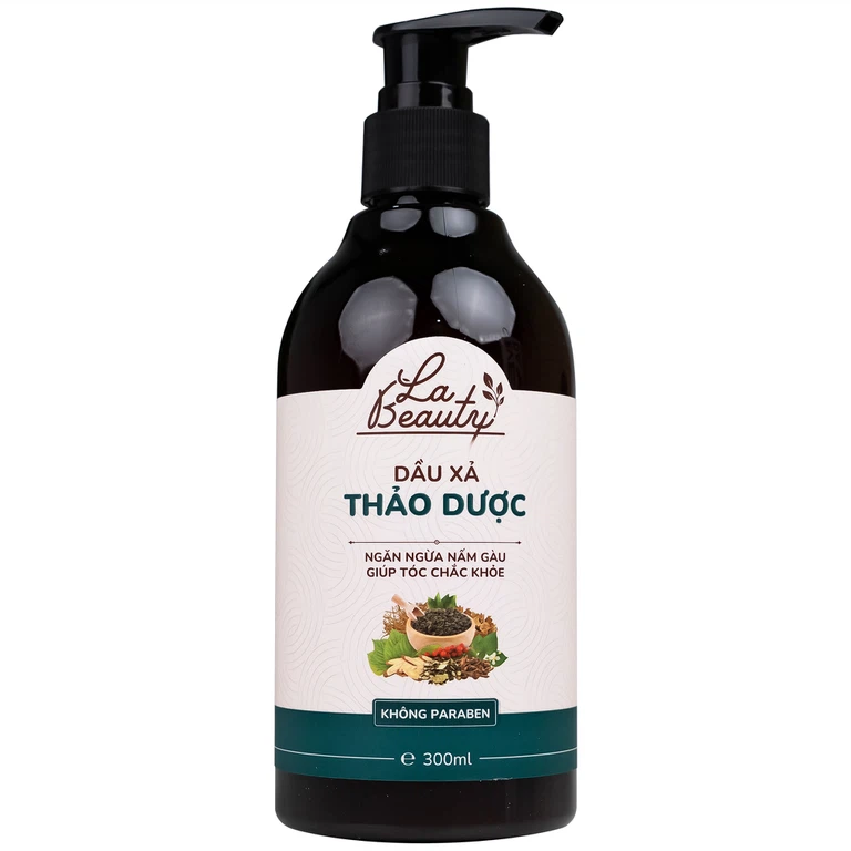 Dầu xả thảo dược La Beauty nuôi dưỡng da đầu, cho tóc suôn mượt (300ml)