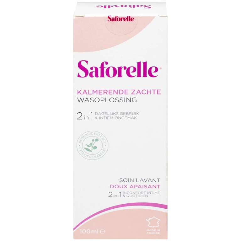 Dung dịch vệ sinh Saforelle Soin Lavant Doux Apaisant giúp bảo vệ và làm dịu (100ml)