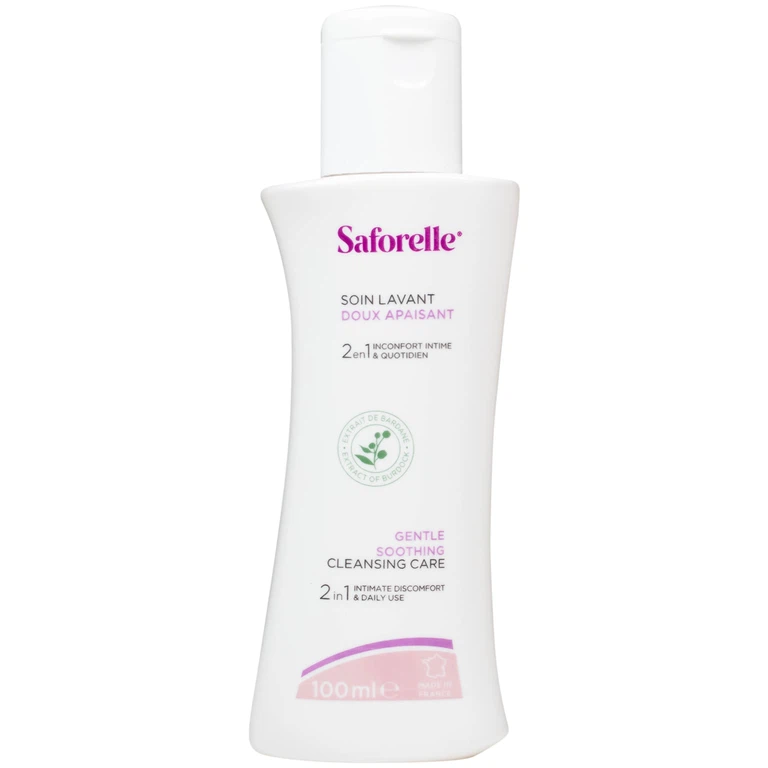 Dung dịch vệ sinh Saforelle Soin Lavant Doux Apaisant giúp bảo vệ và làm dịu (100ml)
