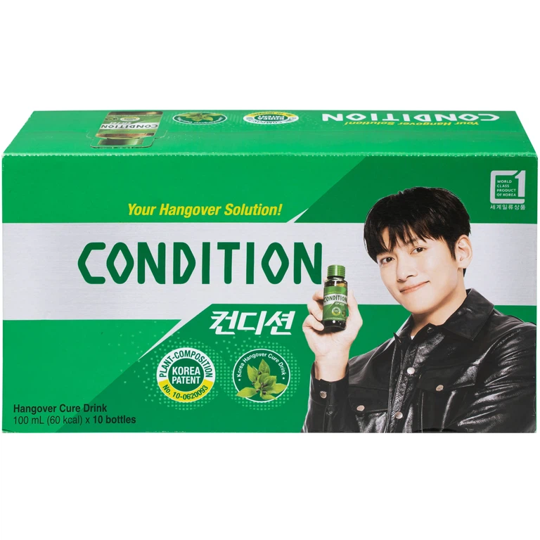 Thực phẩm bảo vệ sức khỏe Condition hỗ trợ giải độc gan, giải rượu (100ml)