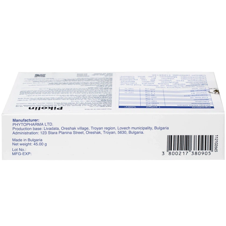 Viên uống Pikolin Ocavill hỗ trợ tăng tuần hoàn máu não, giảm hình thành cục máu đông (2 vỉ x 15 viên)