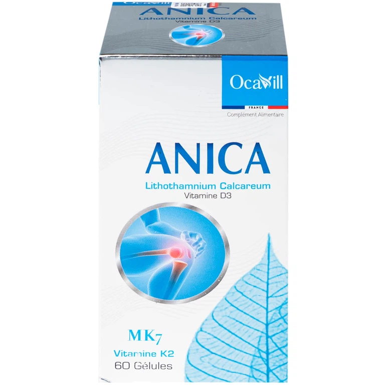 Viên uống Anica Ocavill bổ sung Canxi và Vitamin D3 (60 viên)