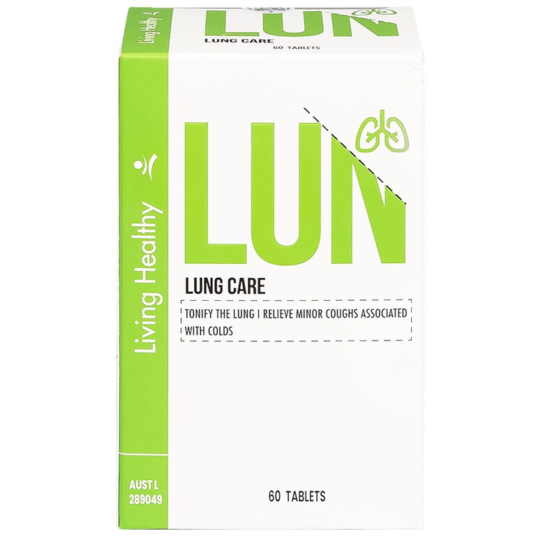 Viên uống Living Healthy Lung Care hỗ trợ tăng cường sức khỏe, bổ phổi (60 viên)