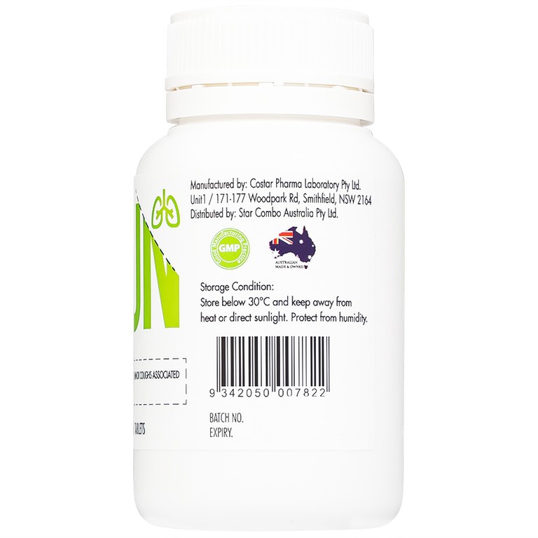 Viên uống Living Healthy Lung Care hỗ trợ tăng cường sức khỏe, bổ phổi (60 viên)
