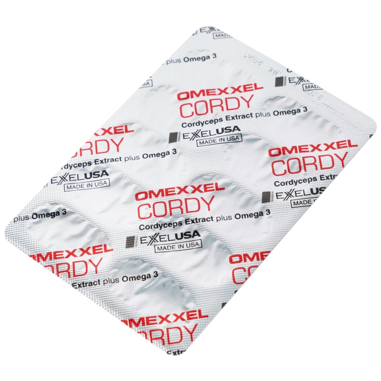 Viên nang mềm Omexxel Cordy hỗ trợ tăng sức đề kháng (3 vỉ x 10 viên)