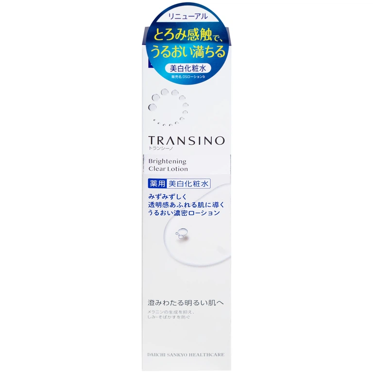 Nước hoa hồng Transino Brightening Clear Lotion làm sạch, cấp ẩm và dưỡng sáng da nám (150ml)