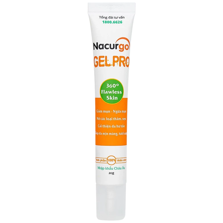 Gel Nacurgo Gelpro 20g làm giảm thâm sẹo