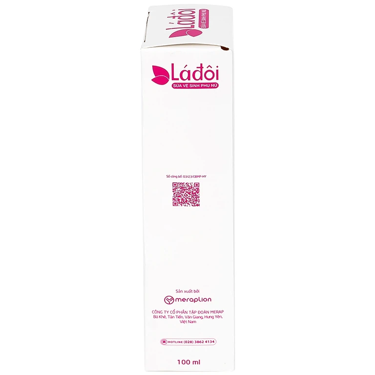 Dung dịch vệ sinh phụ nữ Shema Lá Đôi 100ml hương nồng nàn làm sạch vùng kín, hết ngứa, khử mùi