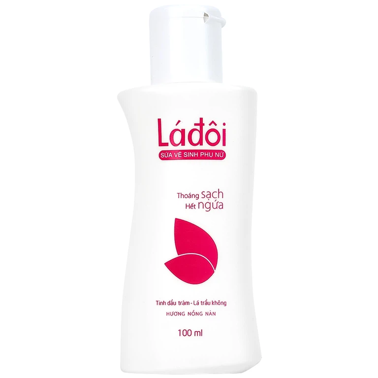 Dung dịch vệ sinh phụ nữ Shema Lá Đôi 100ml hương nồng nàn làm sạch vùng kín, hết ngứa, khử mùi