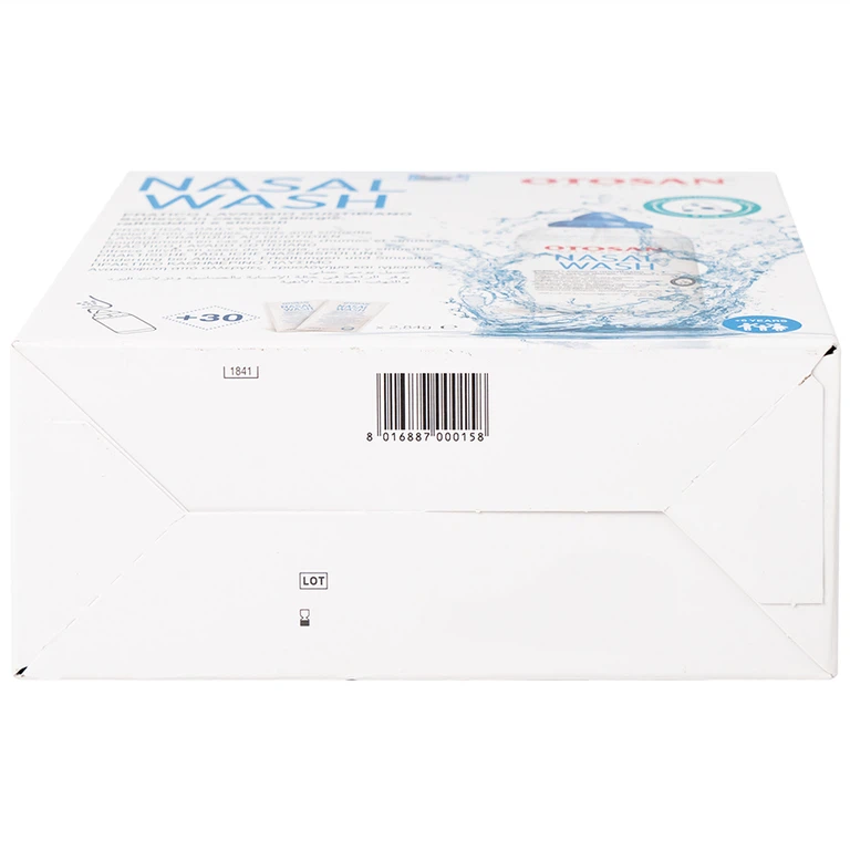 Bộ rửa xoang mũi Otosan Nasal Wash làm sạch sâu, hồi phục chứng viêm mũi dị ứng (1 kít + 30 gói)