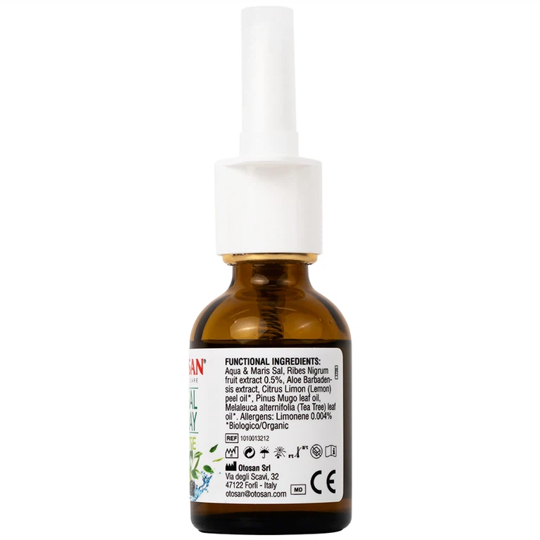 Dung dịch xịt mũi Otosan Nasal Spray Forte hỗ trợ điều trị viêm mũi, viêm xoang (30ml)