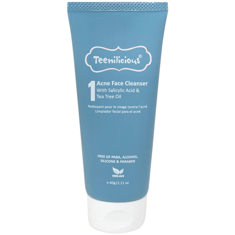 Gel rửa mặt Teenilicious làm sạch mụn, loại bỏ bụi bẩn và bả nhờn, ngăn ngừa mụn (60g)