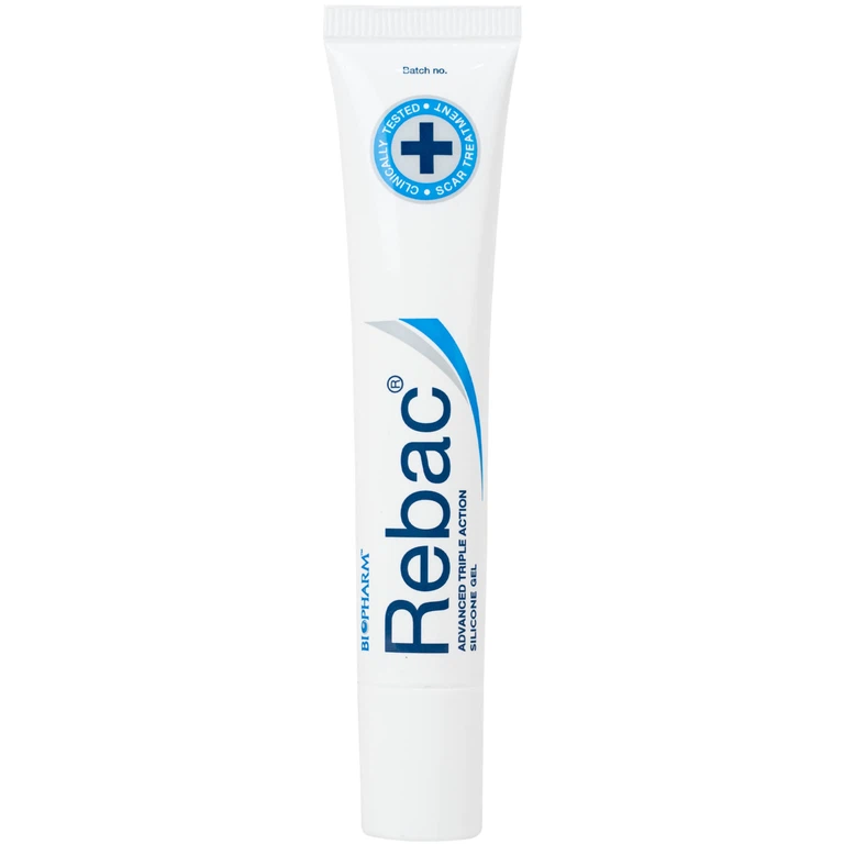 Gel bôi sẹo Rebac Biopharm hỗ trợ làm phẳng, mềm và mờ sẹo (15g)