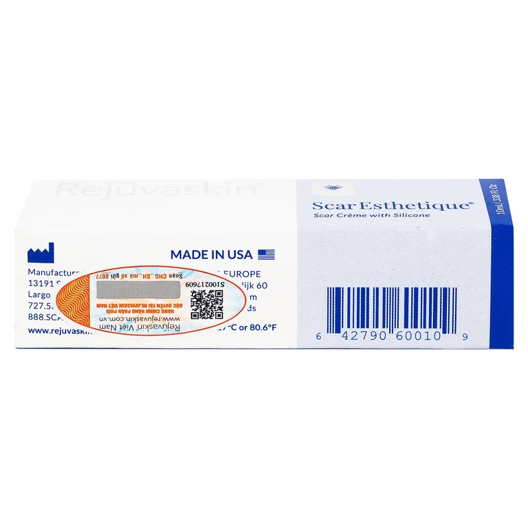 Kem bôi Rejuvaskin Scar Esthetique Silicone trị sẹo, mờ sẹo (10ml)