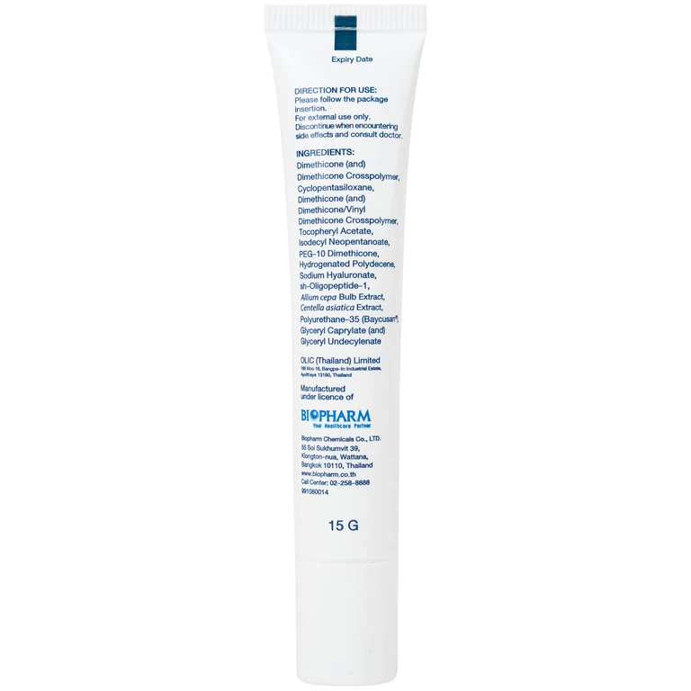 Gel bôi sẹo Rebac Biopharm hỗ trợ làm phẳng, mềm và mờ sẹo (15g)