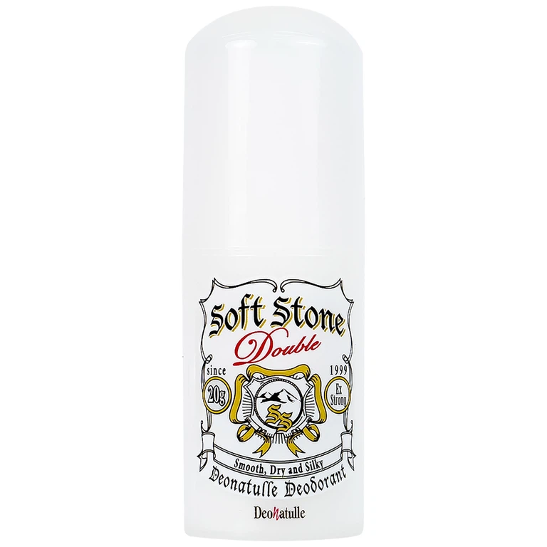 Lăn khử mùi đá khoáng Deonatulle Soft Stone Double Deodorant dạng sáp cho mọi loại da (20g) 