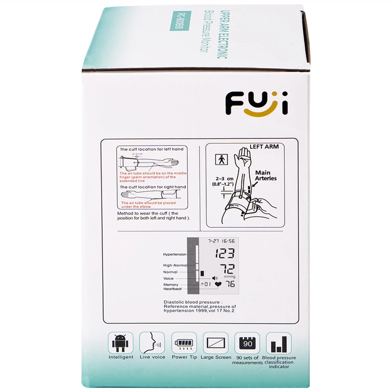 Máy đo huyết áp bắp tay Fuji PG-800B18 hỗ trợ đo huyết áp