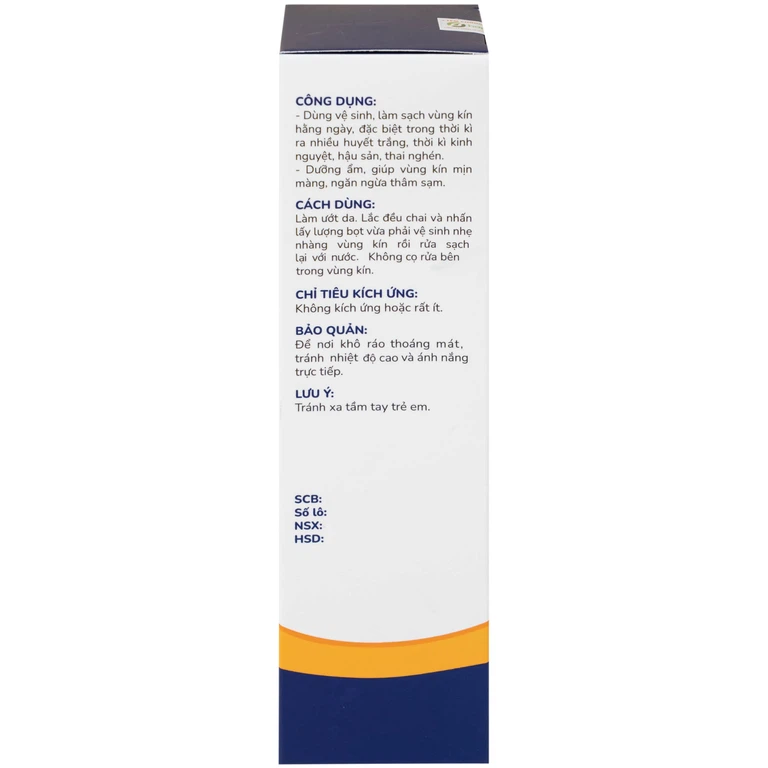 Dung dịch vệ sinh phụ nữ dạng bọt Natural Feminine Curcumin làm sạch, khử mùi, kháng khuẩn (160ml)