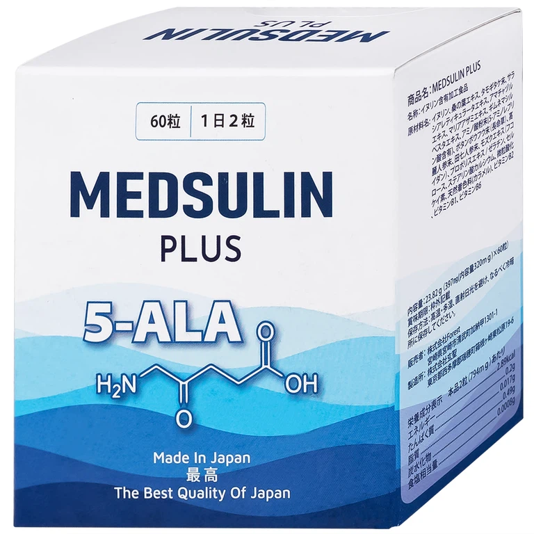 Viên uống Medsulin Plus Vkenko hỗ trợ cải thiện chỉ số đường huyết( 60 viên)