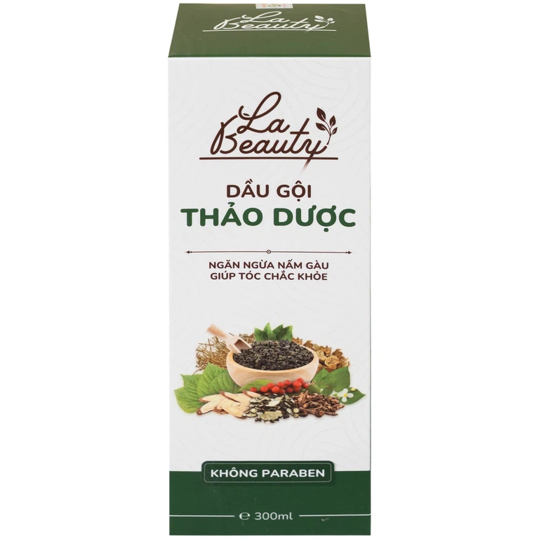 Dầu gội thảo dược La Beauty dưỡng tóc suôn mượt, phục hồi tóc chuyên sâu (300ml)