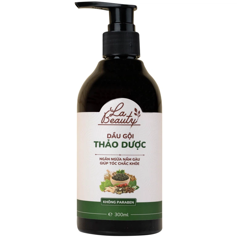 Dầu gội thảo dược La Beauty dưỡng tóc suôn mượt, phục hồi tóc chuyên sâu (300ml)