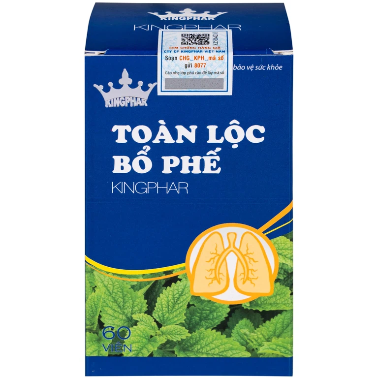 Viên uống Toàn Lộc Bổ Phế Kingphar giúp thanh nhiệt, nhuận phế (60 viên)