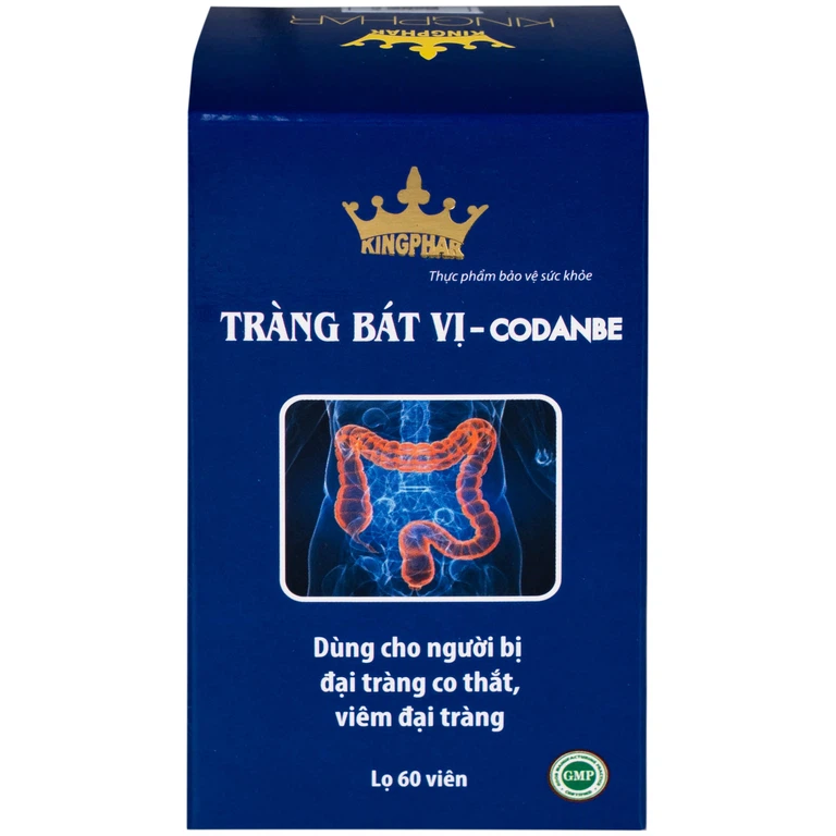 Viên uống Tràng Bát Vị-Codanbe Kingphar dùng cho người bị đại tràng co thắt, viêm đại tràng (60 viên)