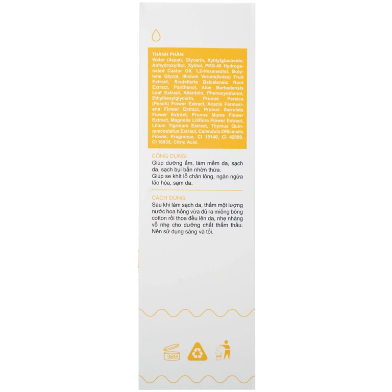 Nước hoa hồng La Beauty dưỡng ẩm, làm mềm da (150ml)