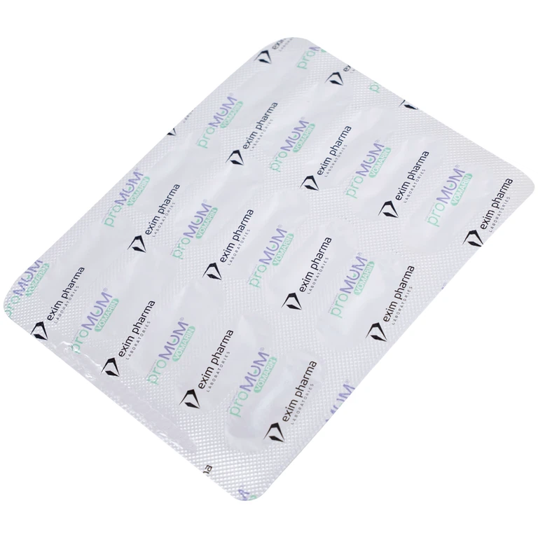Viên uống proMUM Vomarin hỗ trợ giảm buồn nôn cho phụ nữ mang thai, tăng tiết sữa mẹ (2 vỉ x 15 viên)