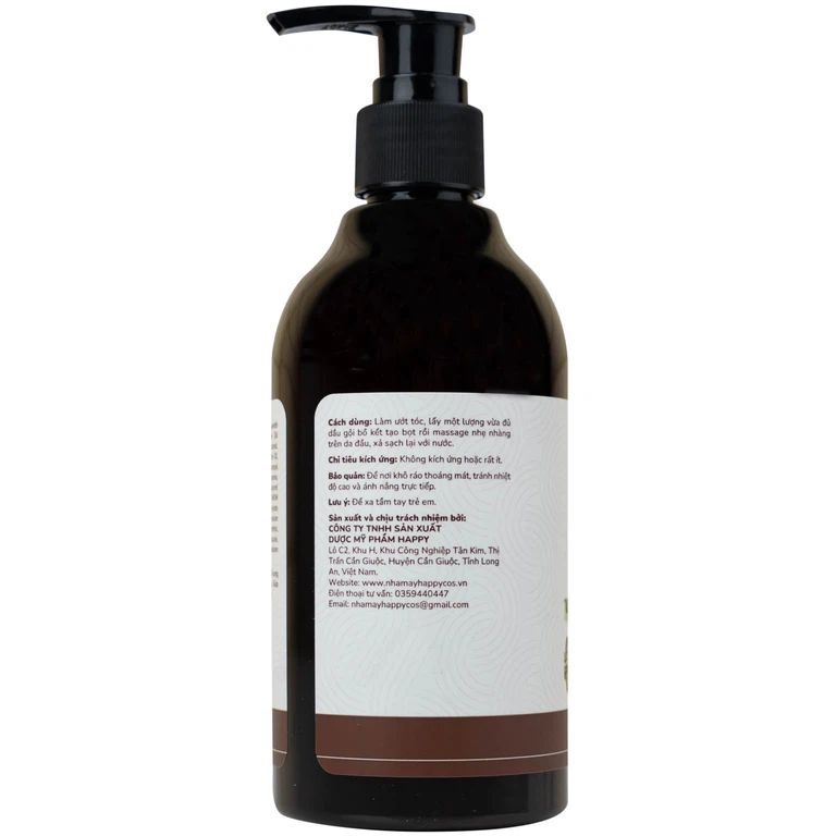 Dầu gội bồ kết cô đặc La Beauty giảm gãy rụng, dưỡng tóc óng mượt (300ml)