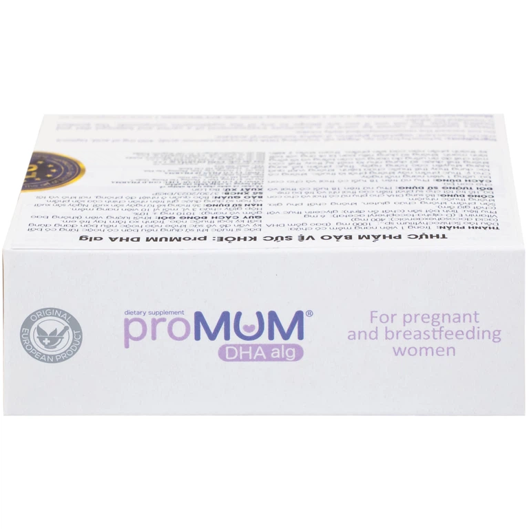 Viên uống proMUM DHA Alg bổ sung DHA cho phụ nữ có thai và cho con bú (3 vỉ x 10 viên)
