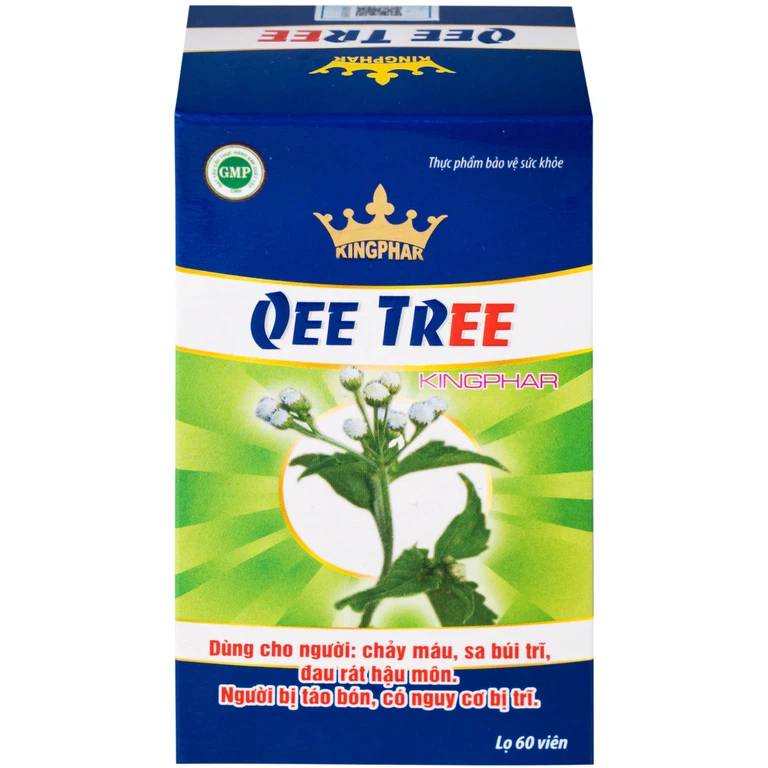 Viên uống Qee Tree Kingphar tăng độ bền thành mạch, nhuận tràng, chống táo bón (60 viên)