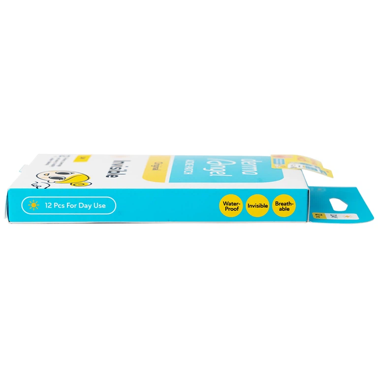 Miếng dán mụn ban ngày DermaAngel hút mụn nhanh chóng và làm lành vết thương sau mụn (12 miếng x 15g)